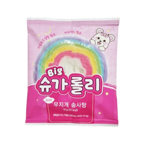 BIG 톡톡 슈가롤리 무지개솜사탕